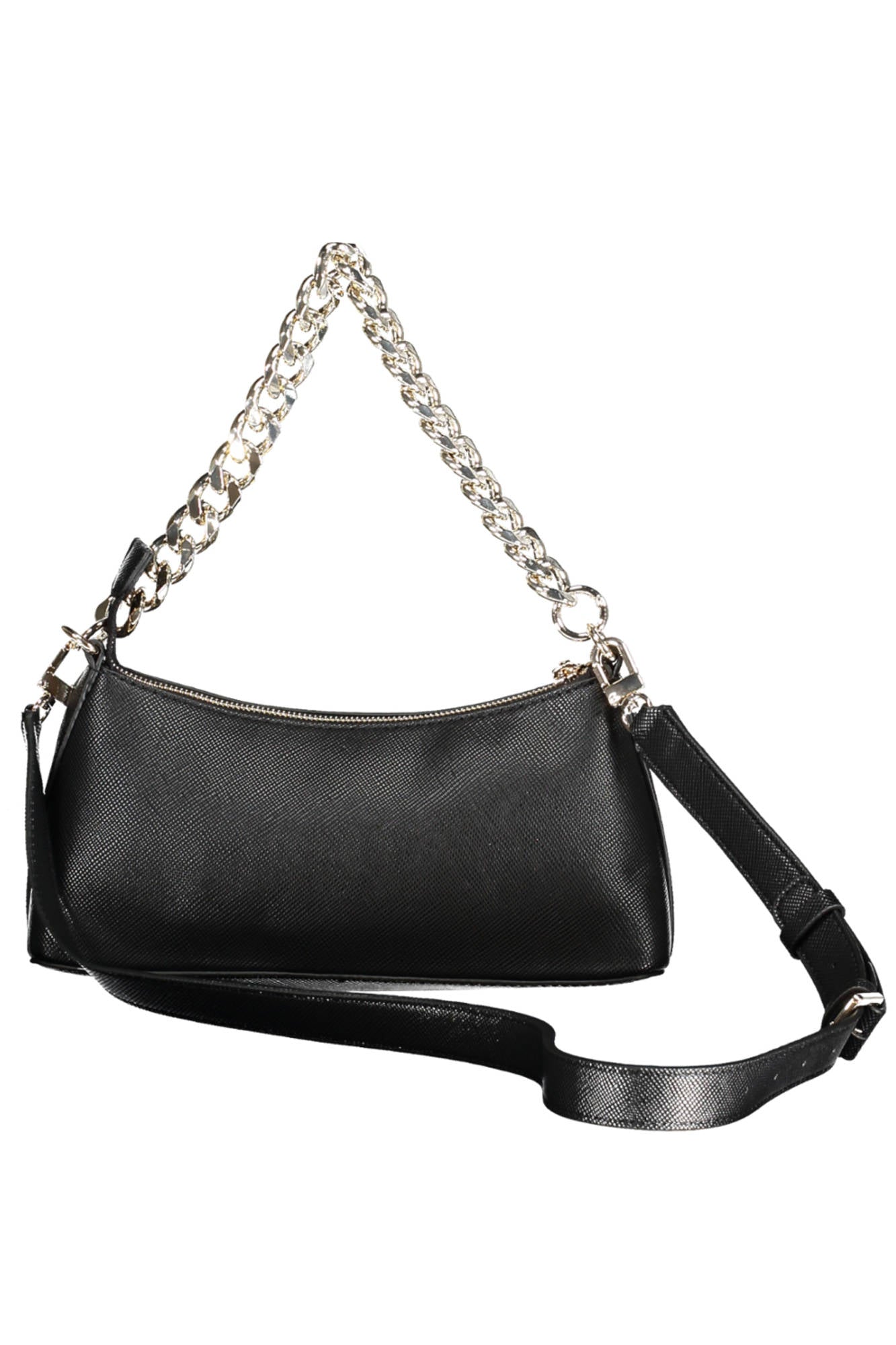 Guess Jeans Black Polyurethane Handbag - Fizigo