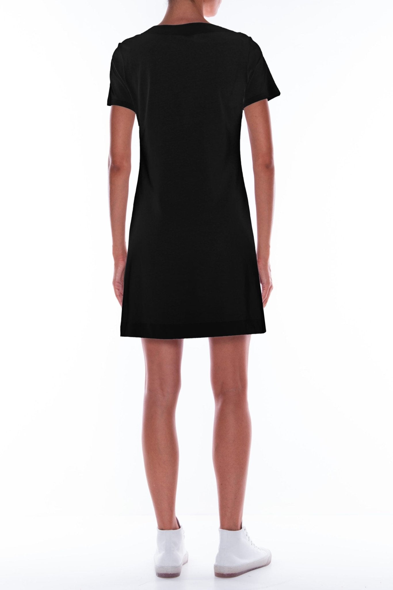 Love Moschino Black Cotton Dress - Fizigo