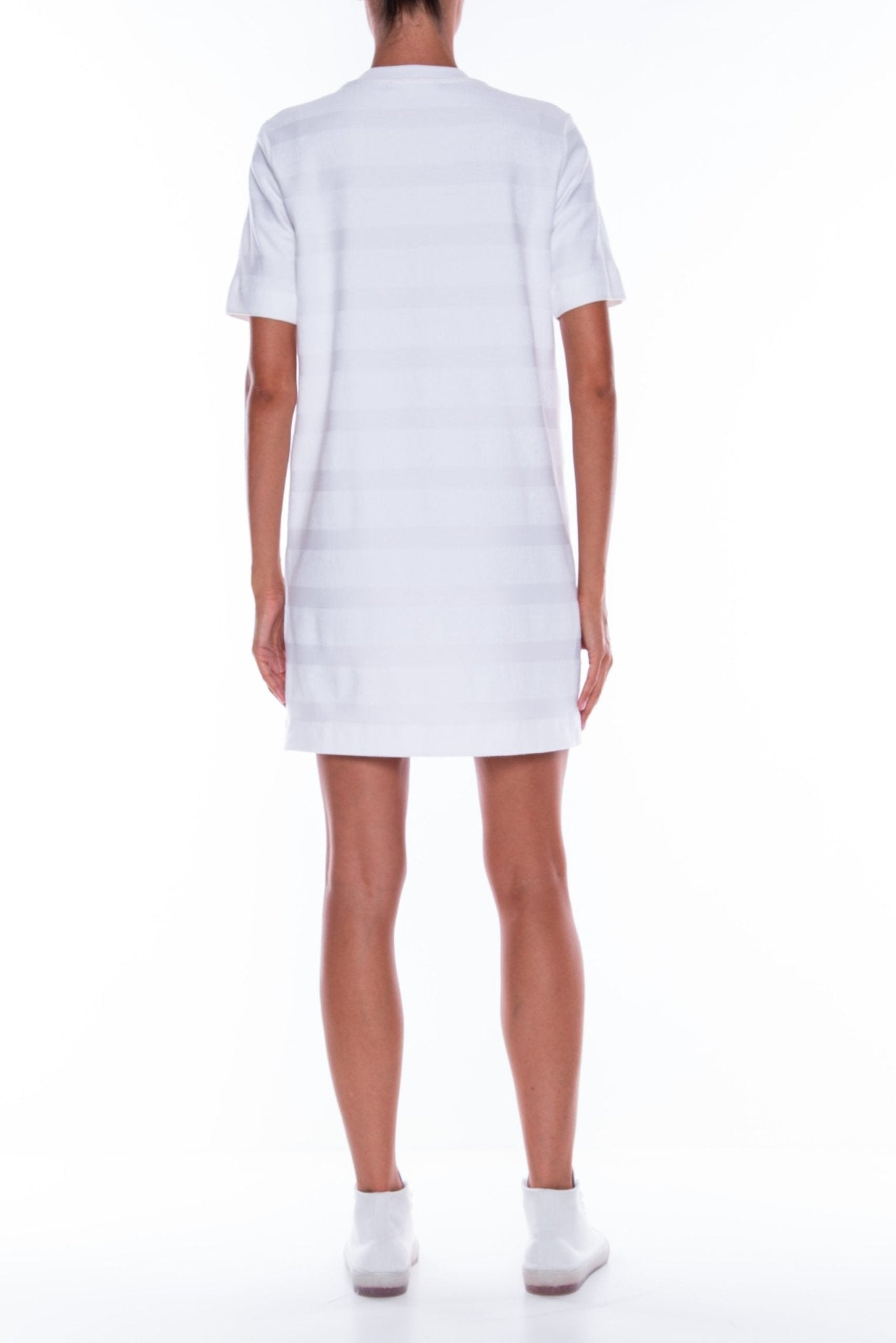 Love Moschino White Cotton Dress - Fizigo