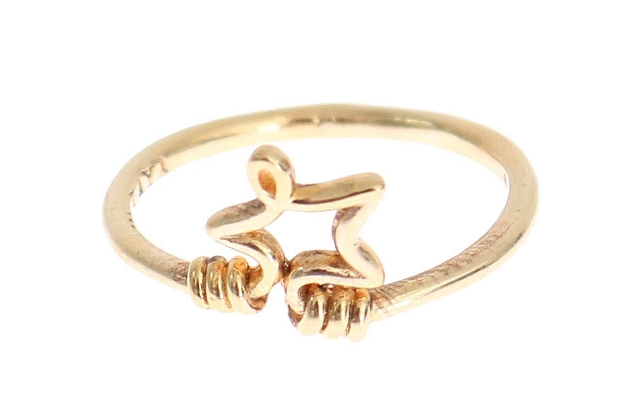 Nialaya Gold 925 Silver Authentic Star Ring - Fizigo