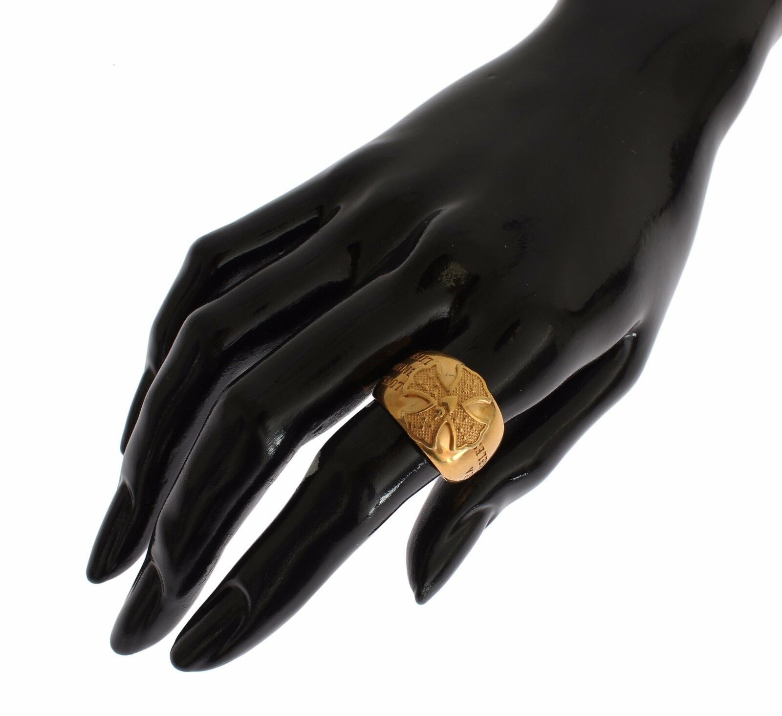 Nialaya Gold Plated 925 Silver Ring - Fizigo