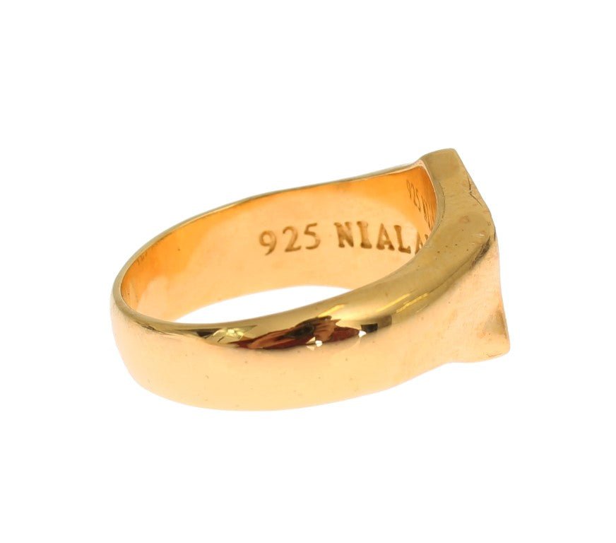 Nialaya Gold Plated 925 Sterling Silver Ring - Fizigo