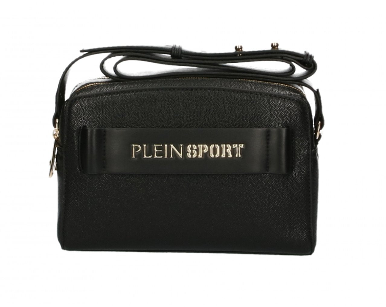 Plein Sport Black Polyurethane Crossbody Bag - Fizigo