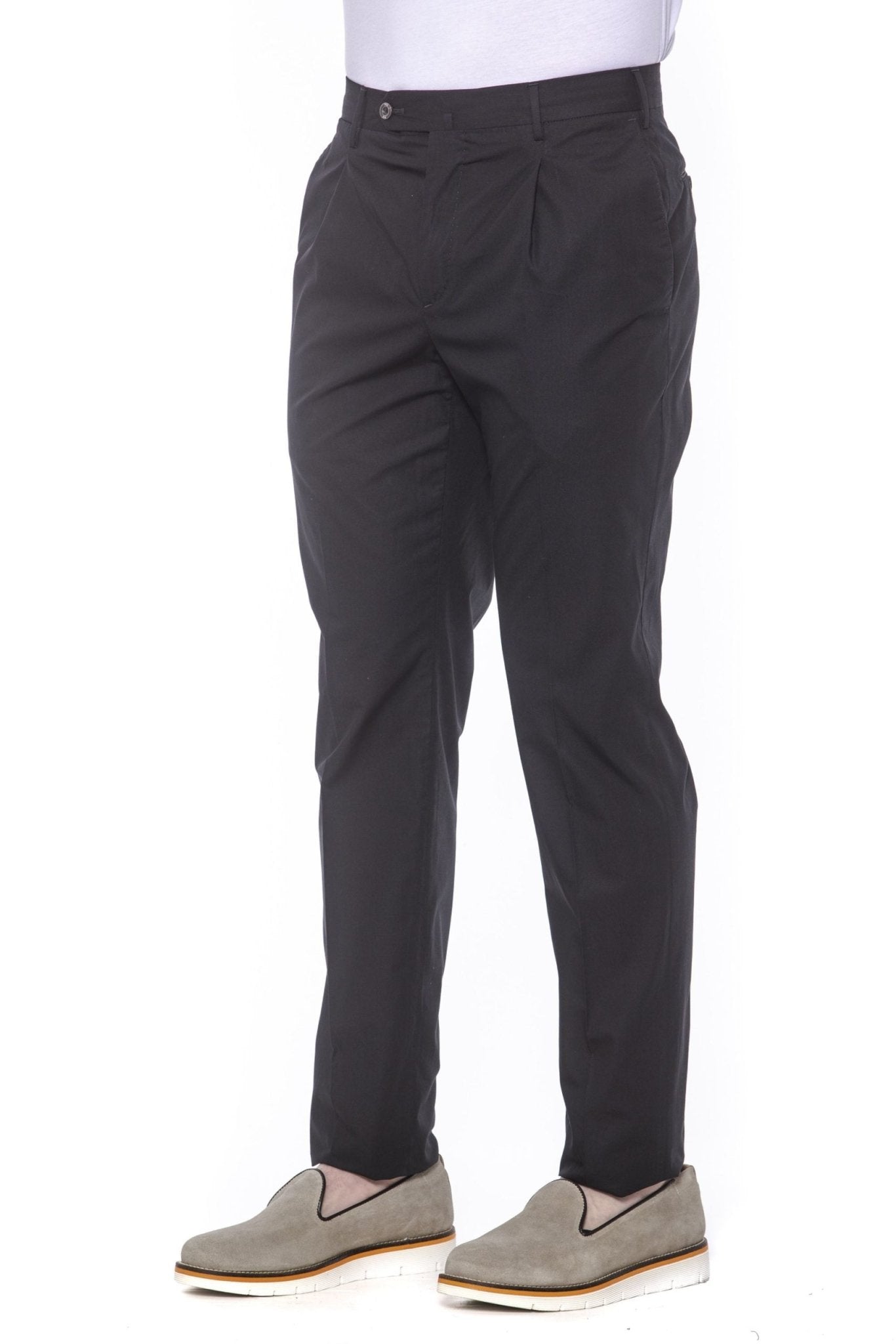PT Torino Black Cotton Jeans & Pant - Fizigo