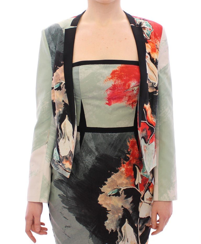 Sachin & Babi Multicolor Short Floral Blazer Jacket - Fizigo