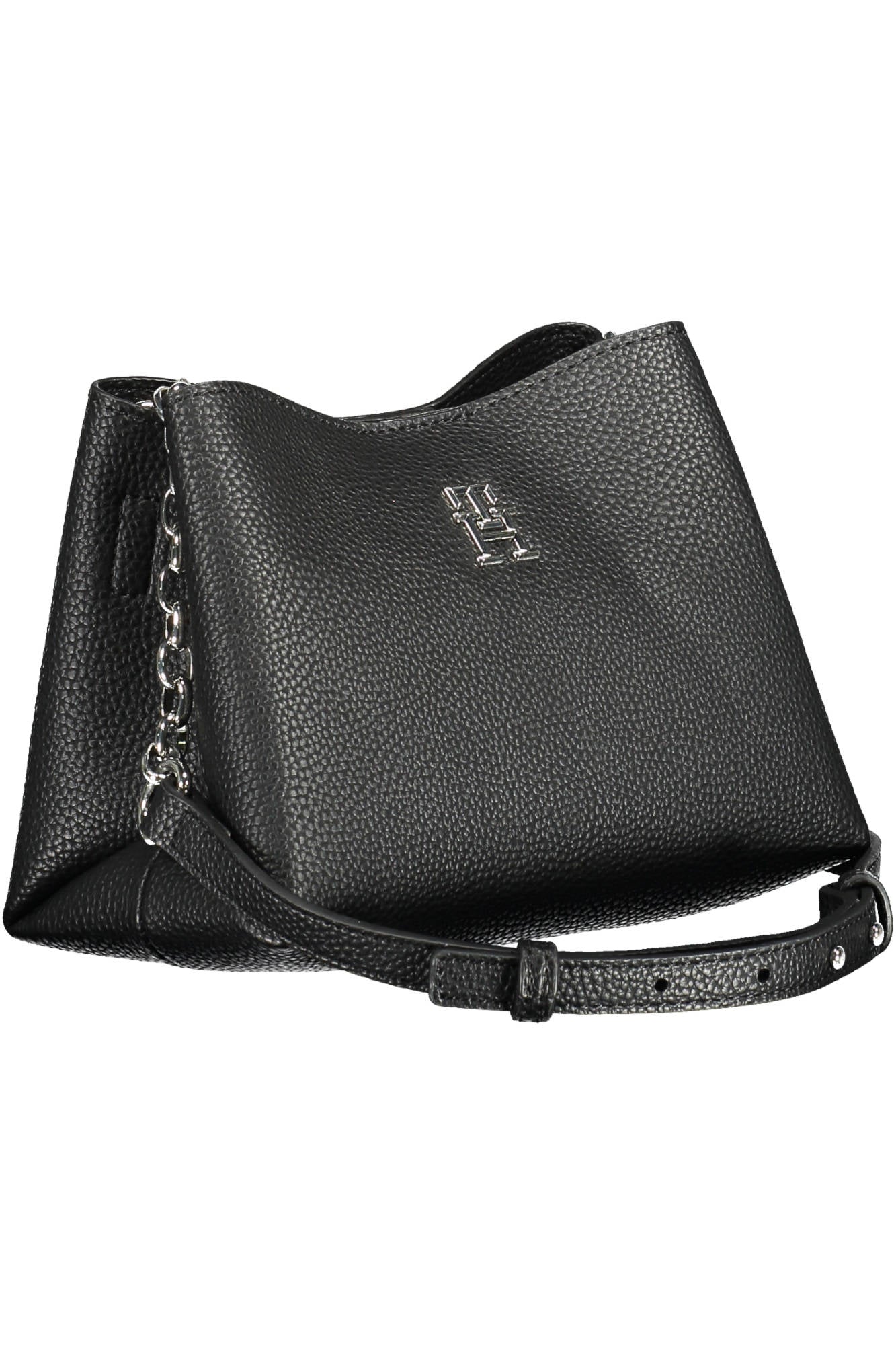 Tommy Hilfiger Black Polyester Handbag - Fizigo