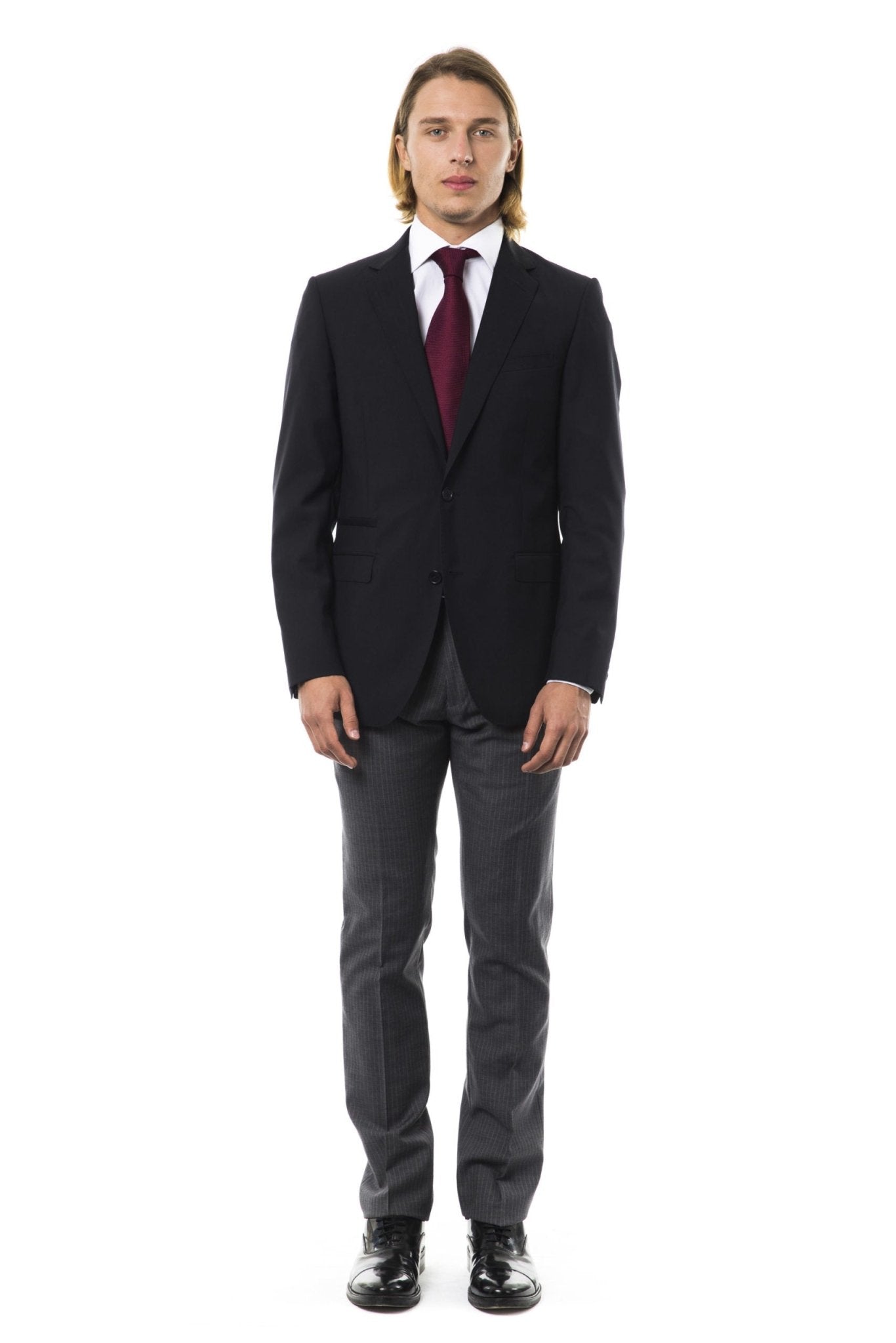 Uominitaliani Black Wool Blazer - Fizigo