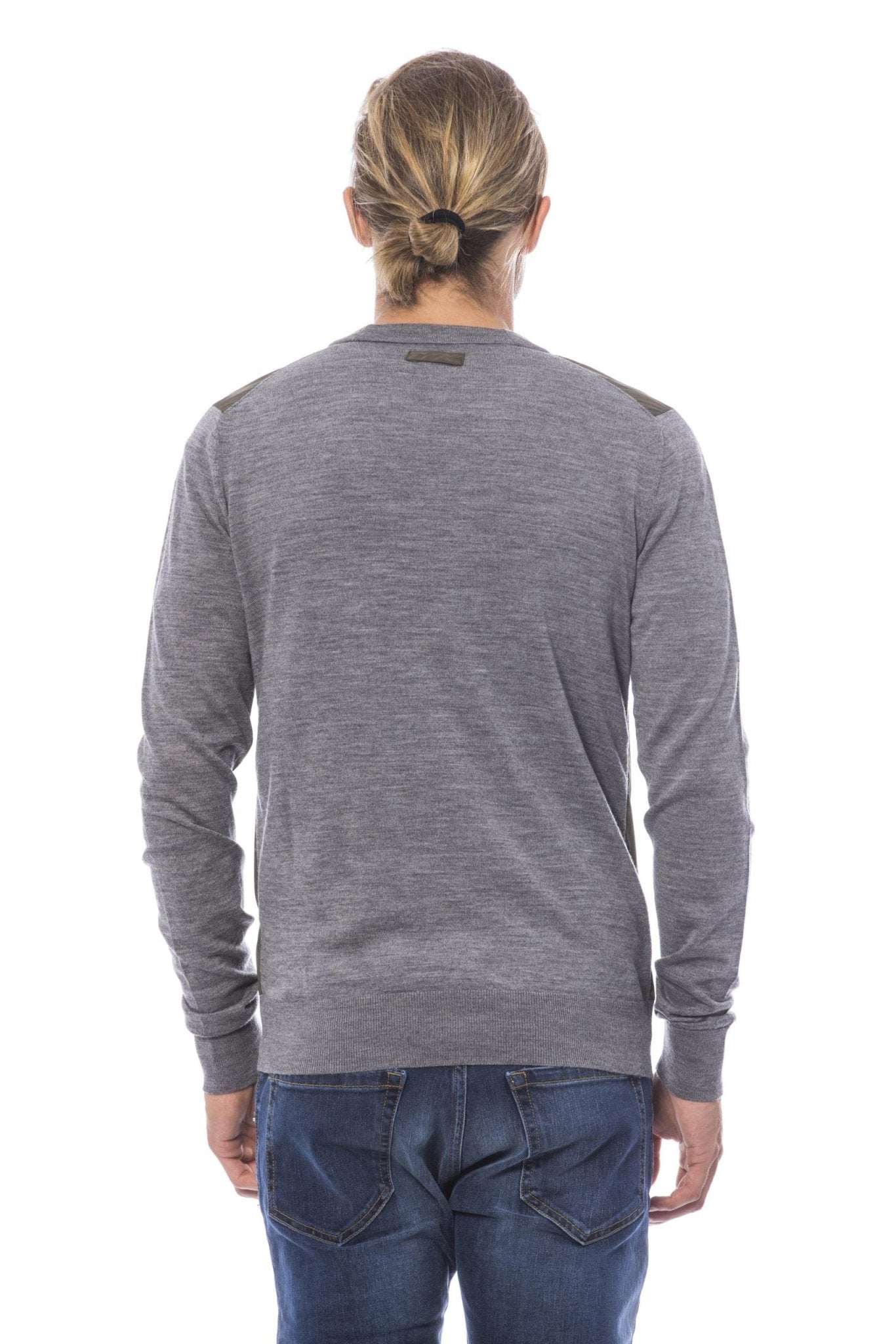 Verri Gray Wool Cardigan - Fizigo